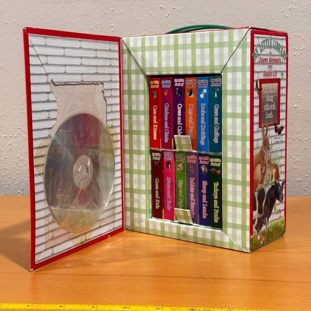School Specialty Board Books Unisex OS Multi My Little Library Farm Animals 12pk